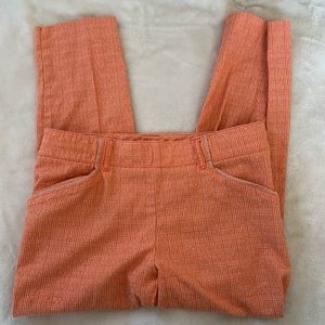 Cartonnier pants Charlie Trouser ~ Size 6 ~ light orange & yellow pattern